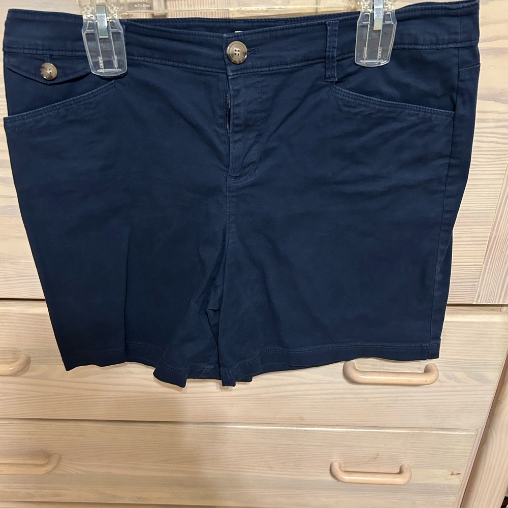 Charter Club Dark Blue Women's Bermudas